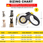 Fida Autobrake Retractable Dog Safety Leash - 16FT Heavy Duty No Pull Leash for Medium to Large Dogs with Auto Brake and One-Hand Control for Effortless Walks